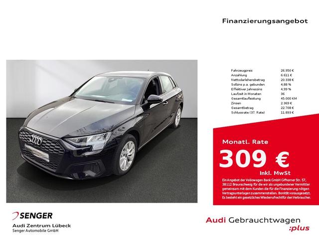 Audi A3 Sportback 40 TFSI e S tronic SHZ GRA Carplay