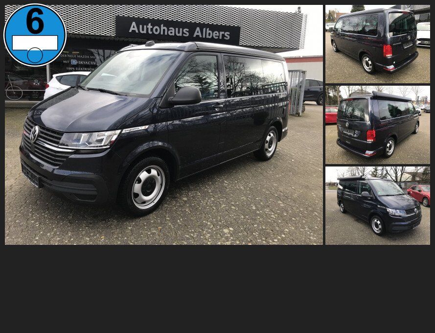 VW T6 California Beach Camper 6.1 , AHK, NAVI,