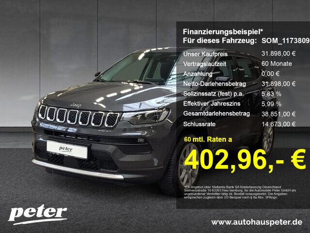 JEEP Compass 1.5l T4 48V e-Hybrid MHEV Altitude FWD