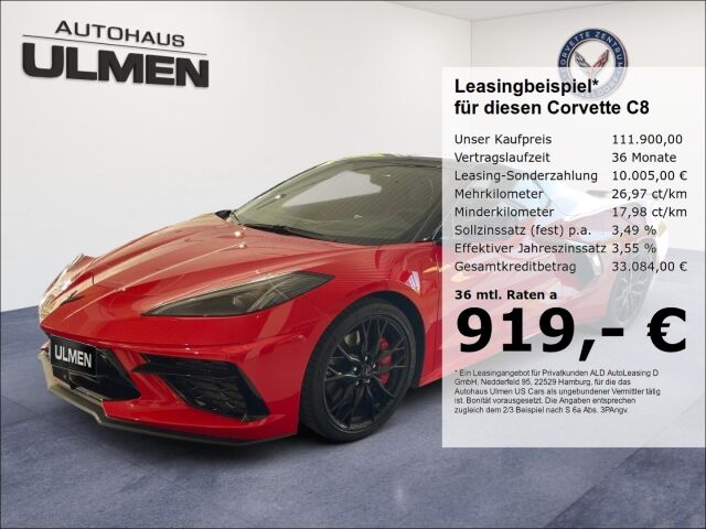 Corvette C8 Stingray V8 3LT Voll Carbon Lift Magnetic-Rid