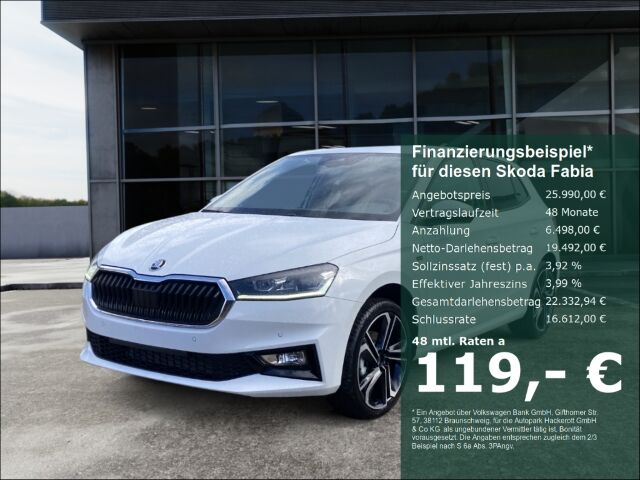 Skoda Fabia Tour 1.5 TSI DSG SMARTLINK PDC v+h LED