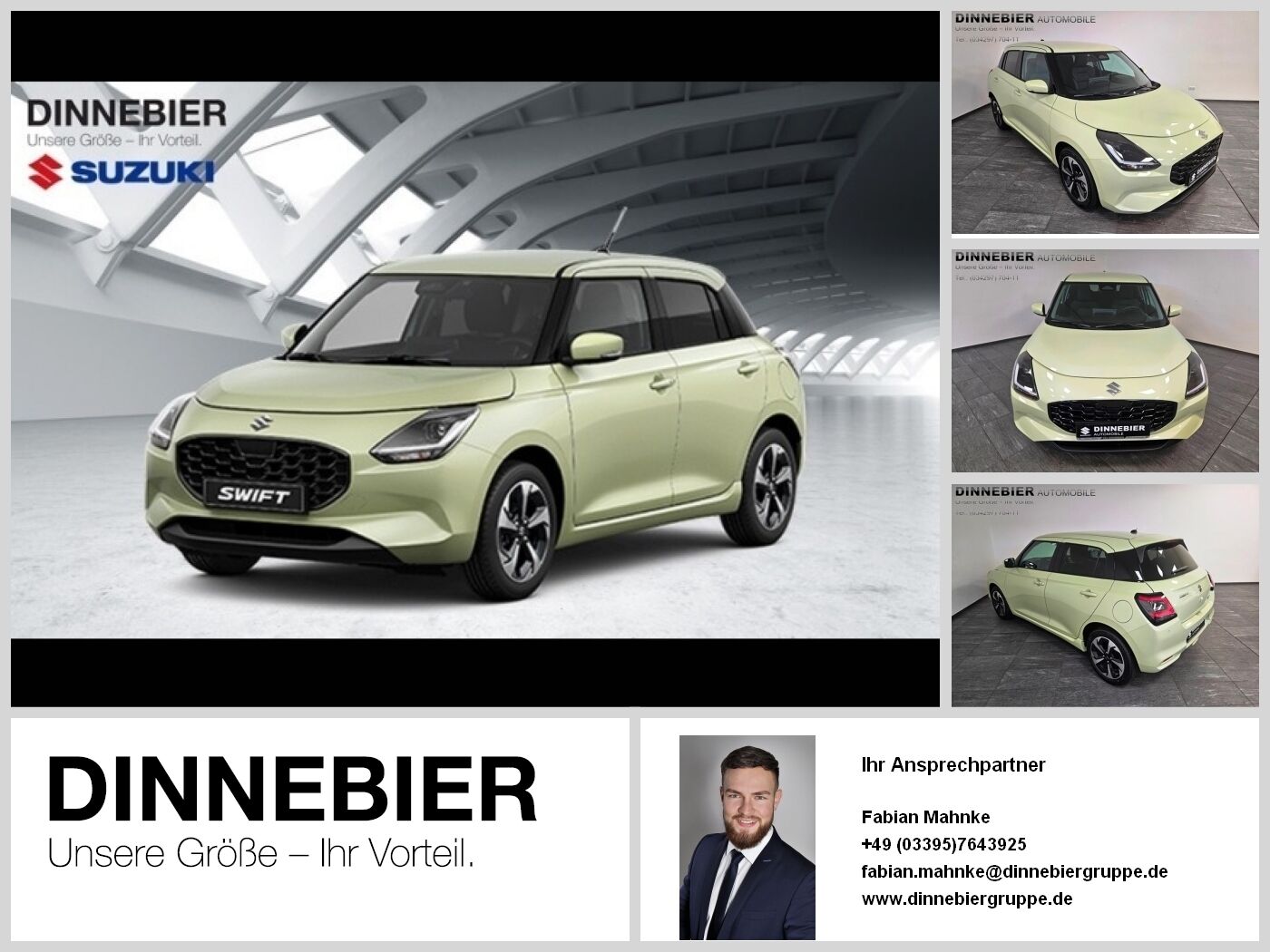 Suzuki Swift COMFORT+ ACC+LED+TWS+6 Jahre Garantie
