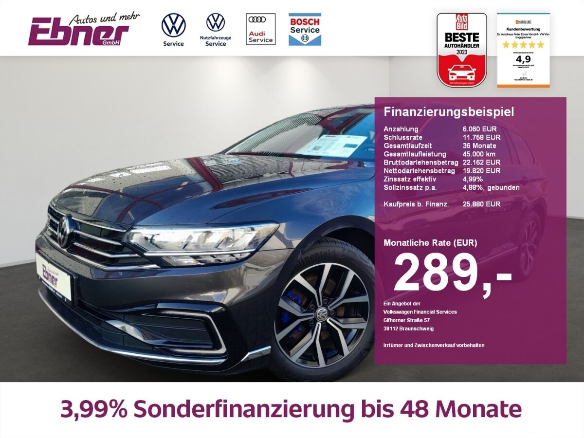 VW Passat Variant GTE PHEV DSG ERGO+LEDER+KEYLESS+K