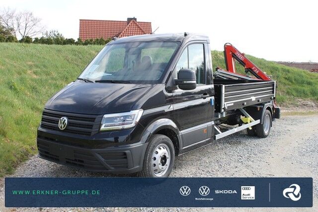 VW Crafter 55 Fahrgestell Einzelkabine 2.0 TDI Kipper+Kran lang