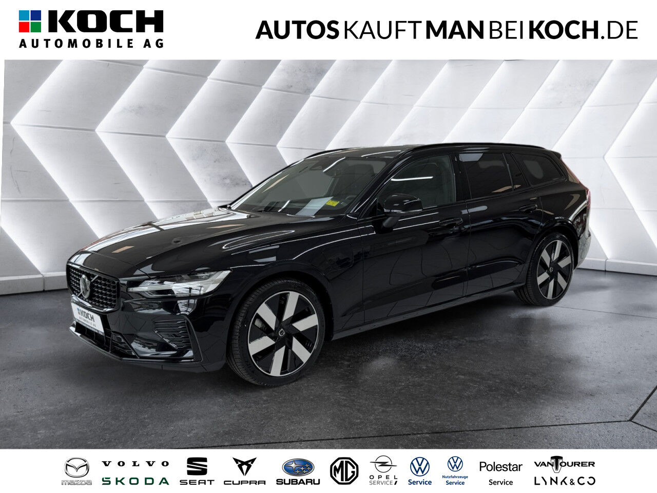 VOLVO V60 T6 Plug-In AWD Ultra Dark ACC BLIS 360 B/W AHK