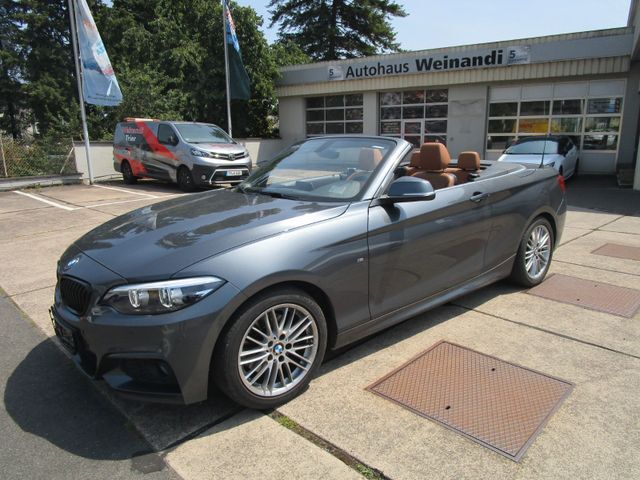 BMW 220 Baureihe 2 Cabrio 220 i M Sport, SH, Leder,