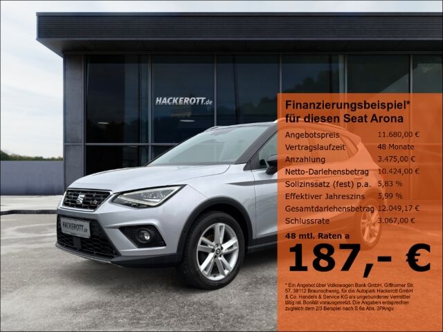 Seat Arona FR Erdgas 1.0 TGI 90 PS 6-GANG LED Navi Pa