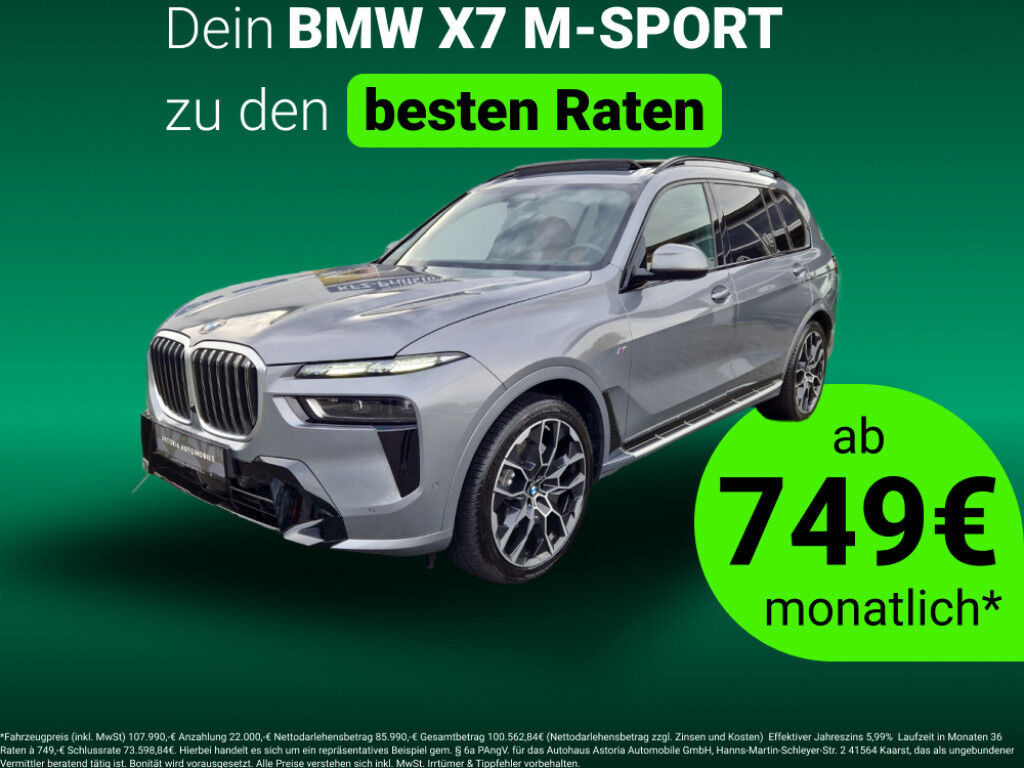 BMW X7 40d M-Sport Exklusiv Kristal SkyL. h&k SoftCl