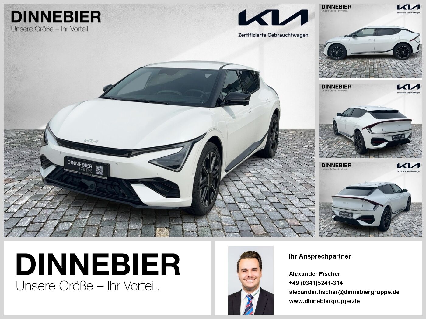 Kia EV6 GT-Line AWD+LED+360°Kamera+Headup+SHZ