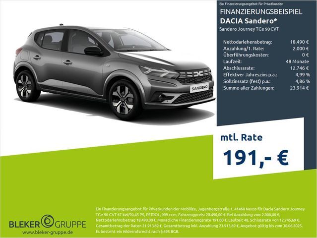 Dacia Sandero Journey TCe 90 CVT