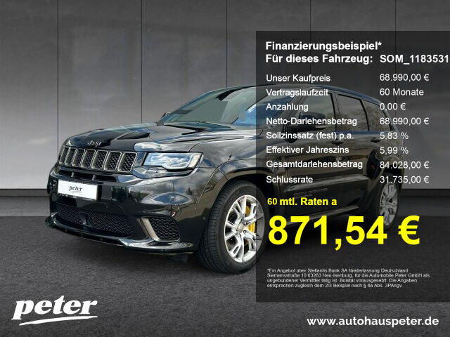 JEEP Grand Cherokee 6.2 V8 Supercharged Trackhawk
