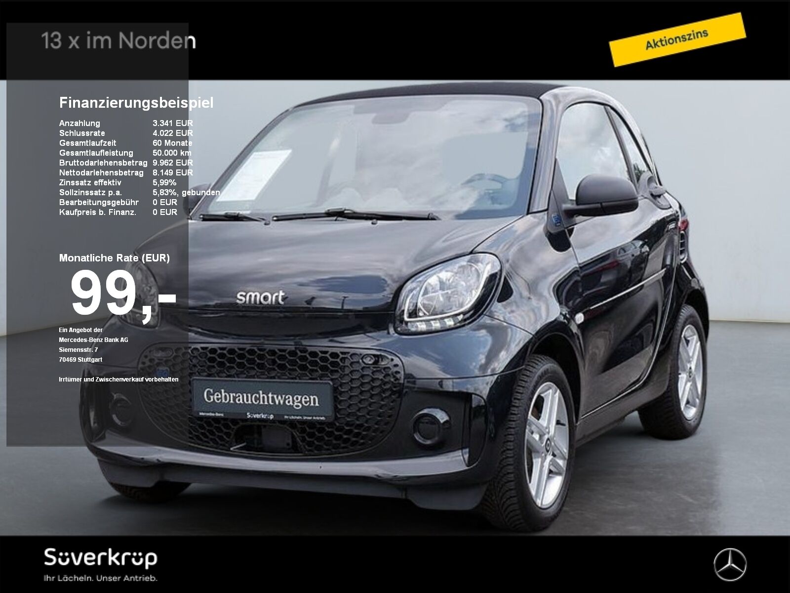 Smart EQ fortwo 22KW SHZ