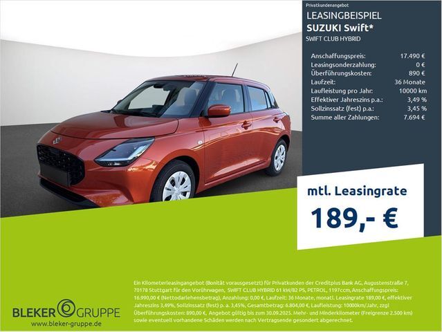 Suzuki Swift CLUB HYBRID
