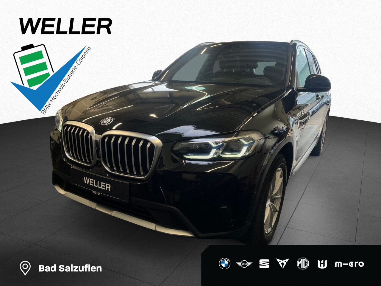 BMW X3 xDrive30e LCI DrAs Laser 360° HUD elSitze 19"
