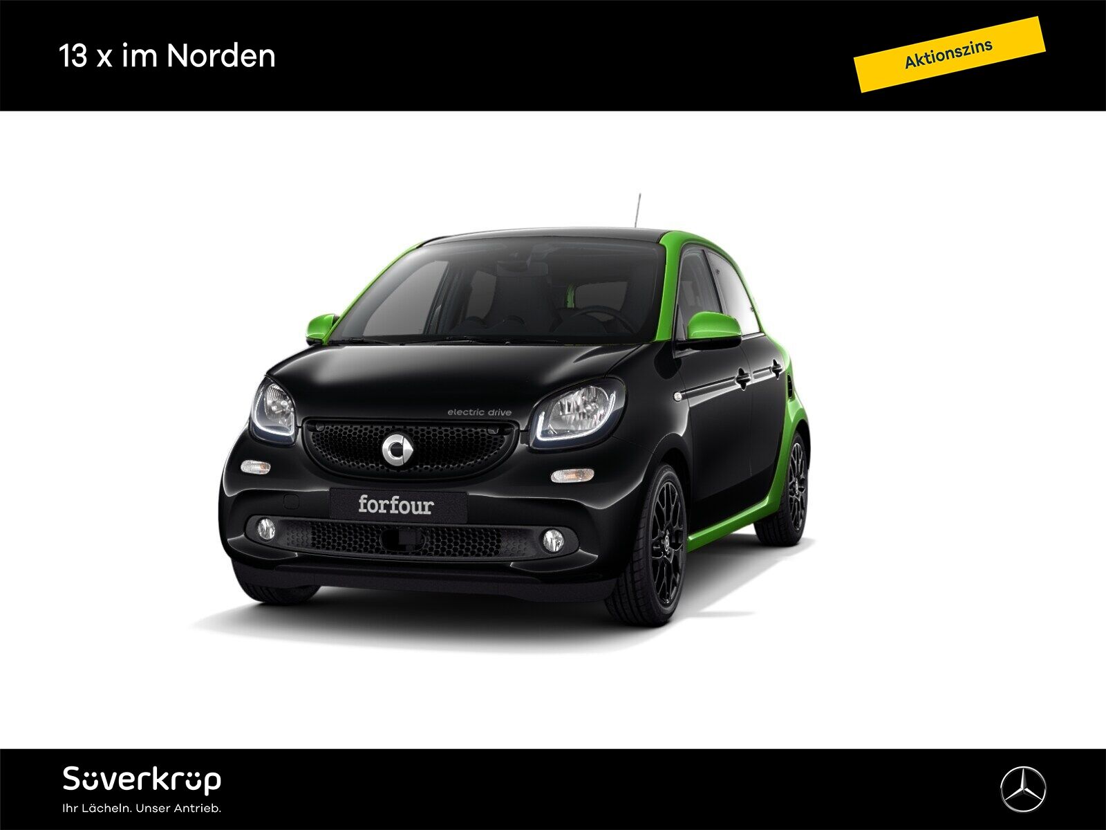 Smart forfour electric drive prime PANO COOL&MEDIA