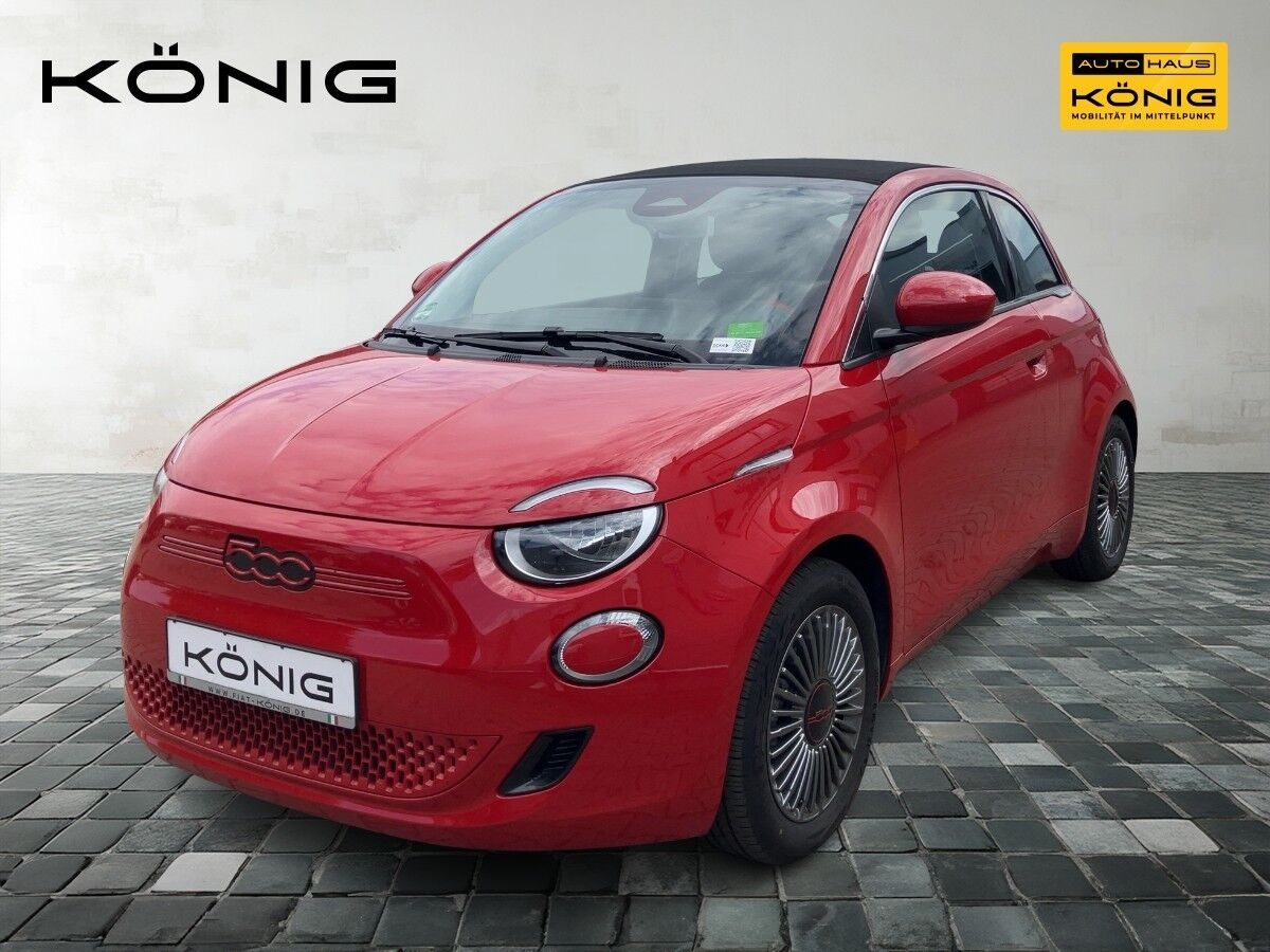 Fiat 500C Red