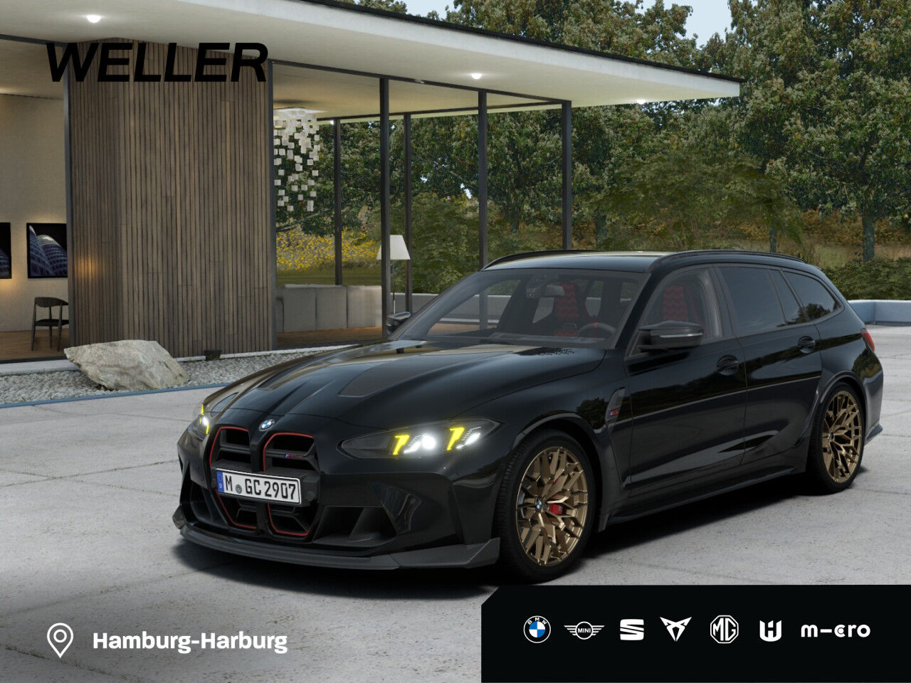 BMW M3 CS Touring Bluetooth Navi LED Vollleder Klima