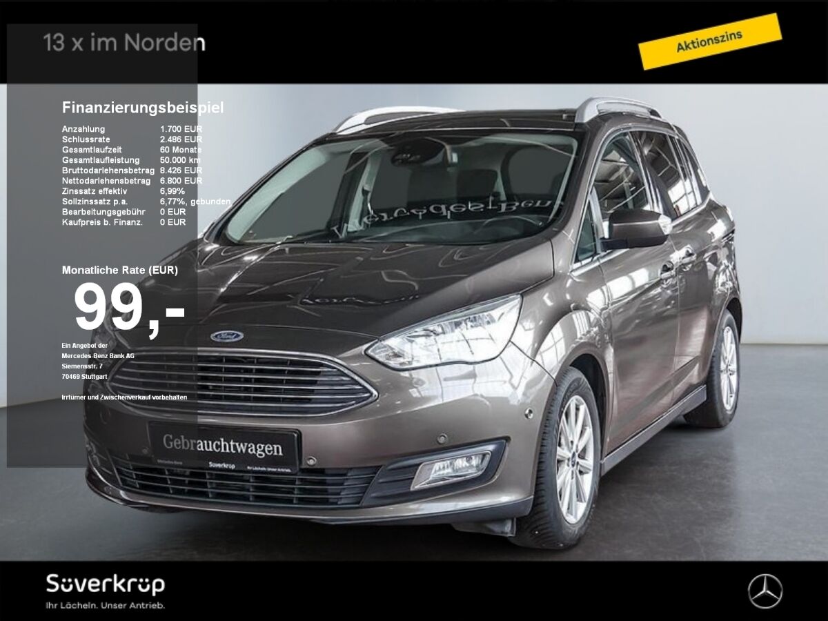 Ford Grand C-Max Titanium Navi SHZ PDC AHK 6Sitze