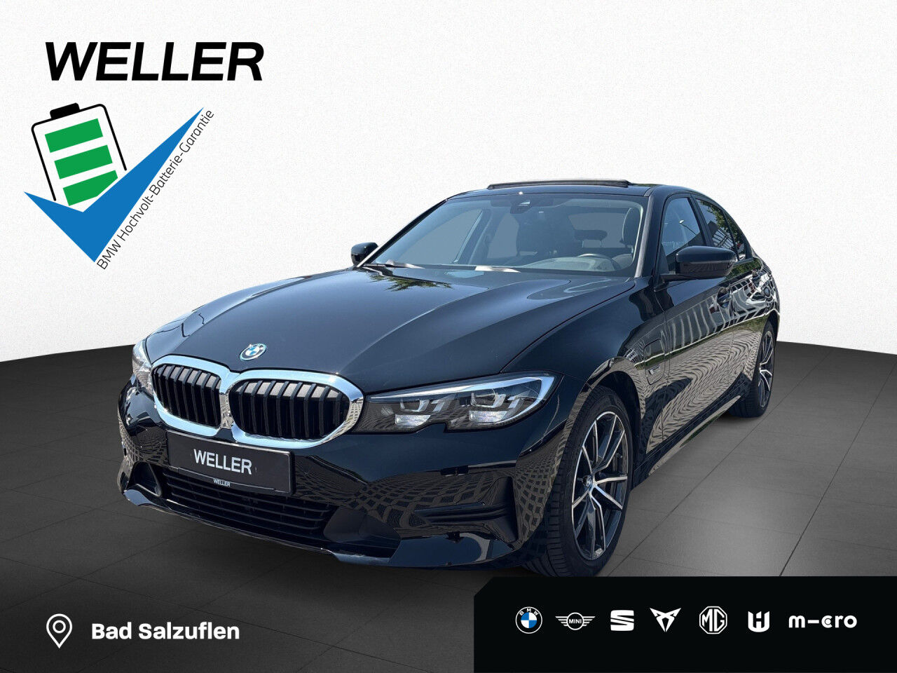 BMW 320e Advantage Glasdach LiCoPro 18" adptFW Navi