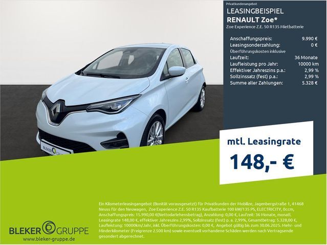 Renault ZOE Experience Z.E. 50 R135 Mietbatterie