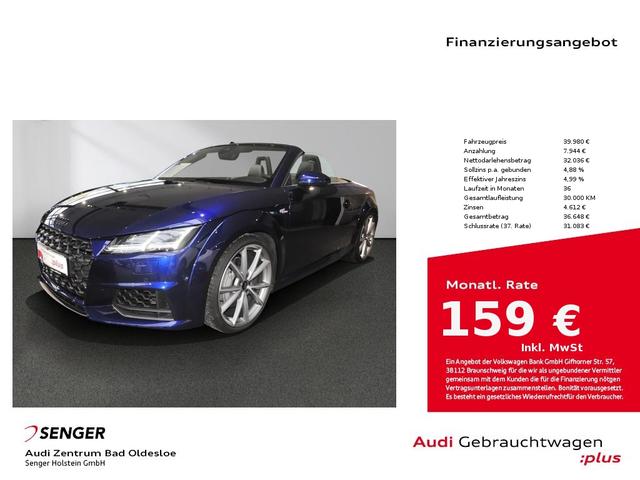 Audi TT 45 TFSI S line LED Optik schwarz plus Navi