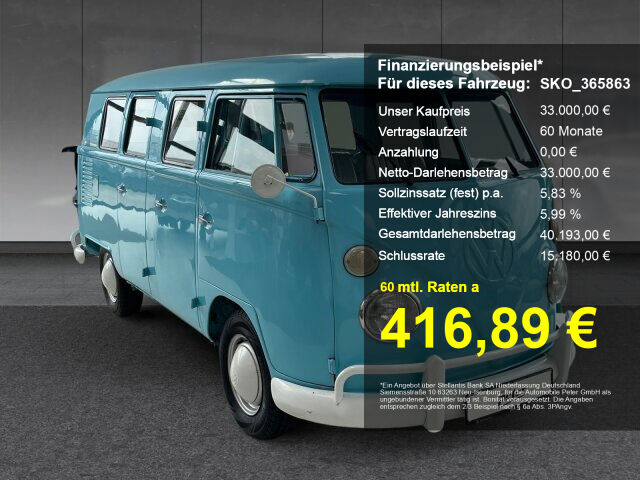 VW T1 KOMBI *9 SITZER*LEDER*6-TÜRER