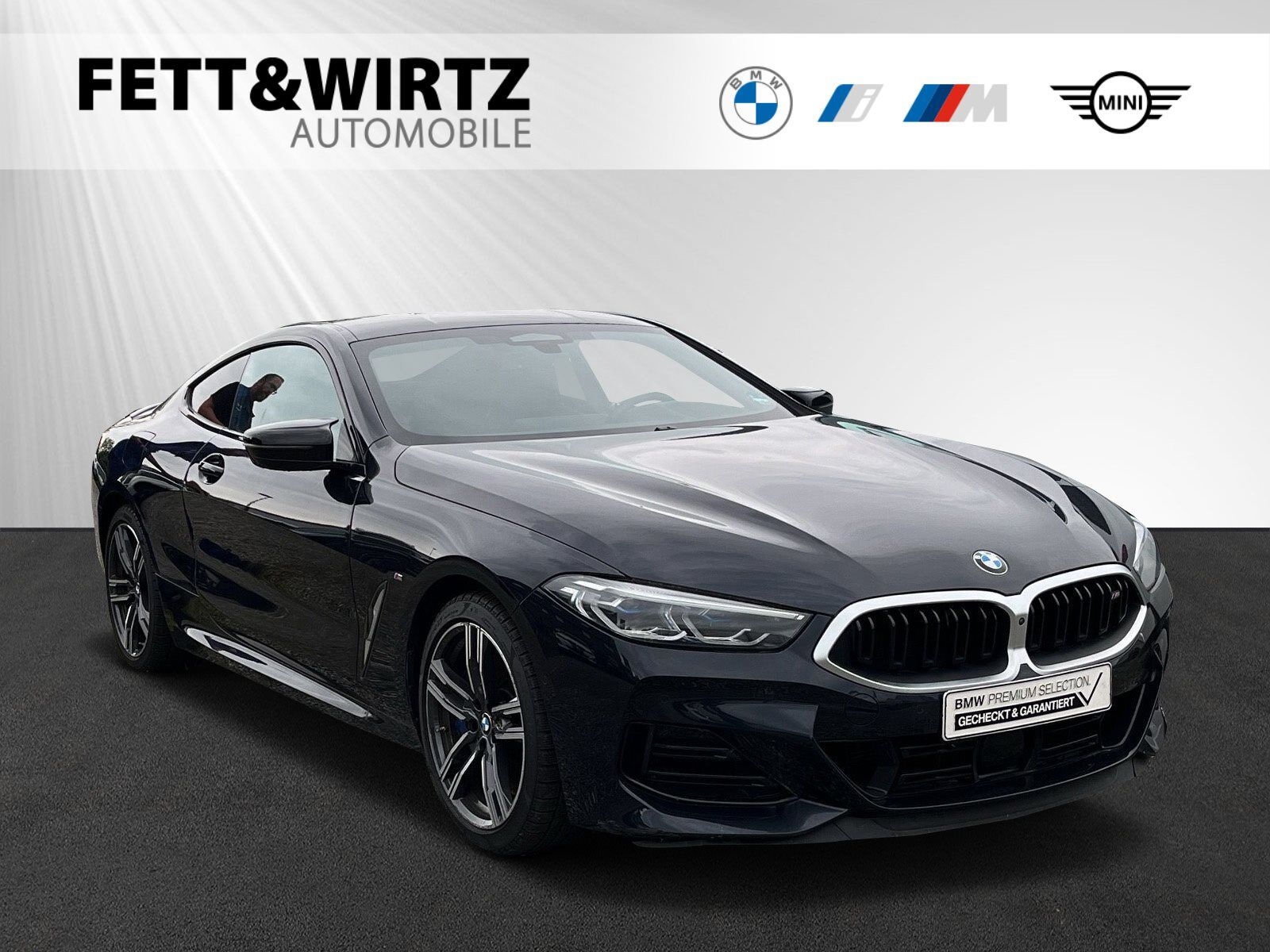 BMW M850i xDrive Coupé Lr. 645,- br. o.Anz. 24Mon/5`Km p.A.