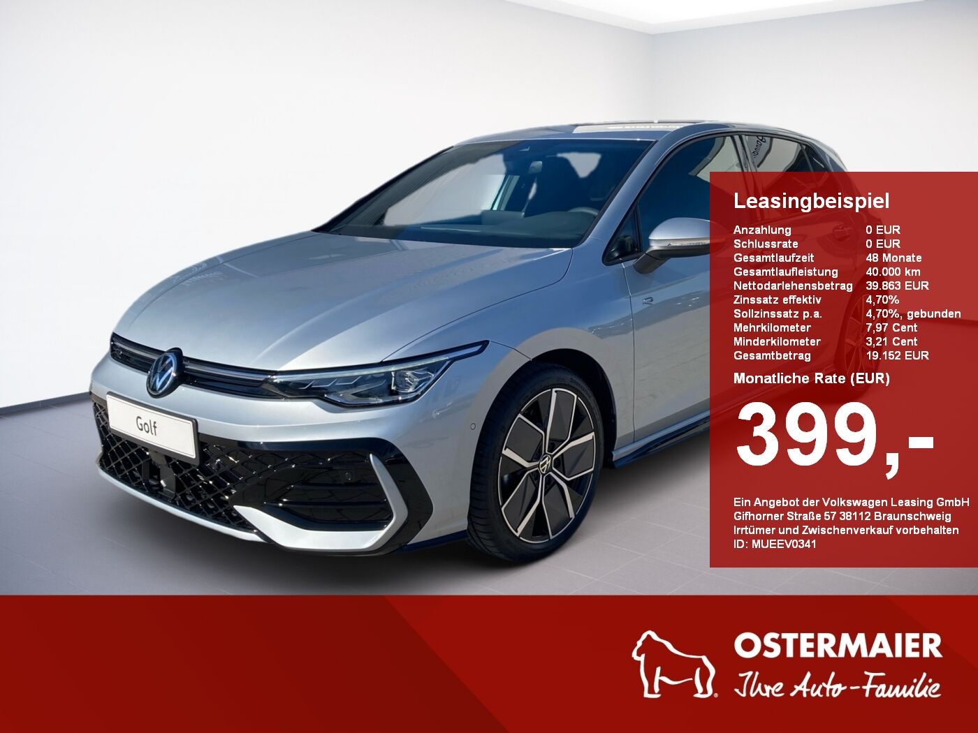 VW Golf VIII R-Line 1.5eTSI 150PS DSG IQ.LIGHT,ACC,