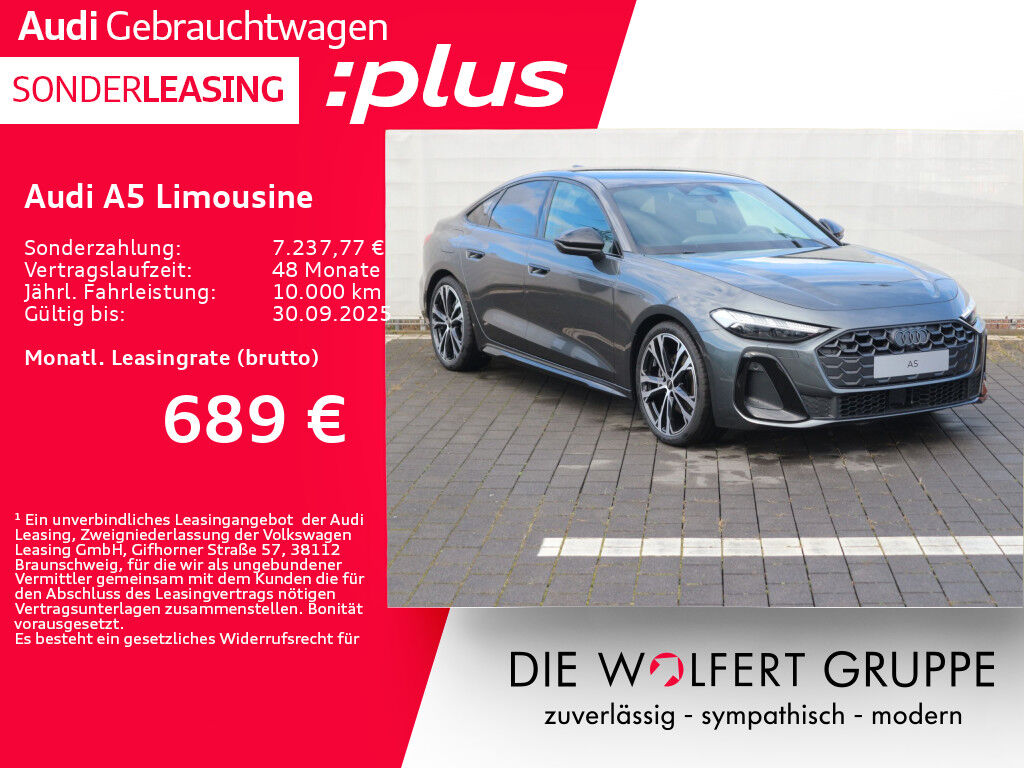 Audi A5 Limousine TFSI quattro S tronic S line*AHK*