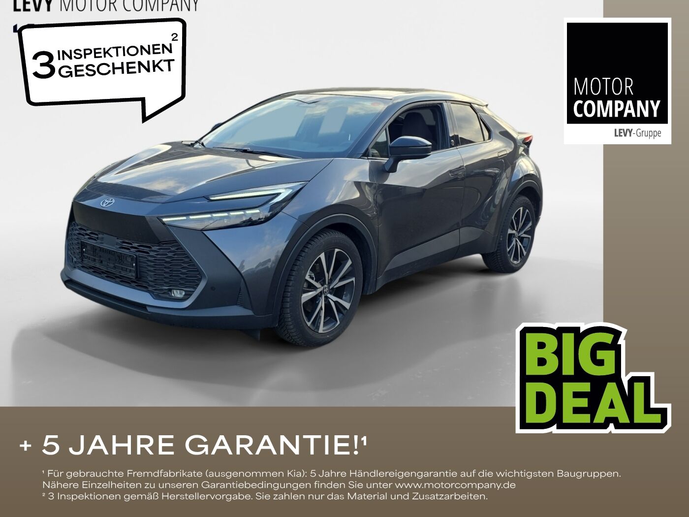 Toyota C-HR 1.8 Hybrid Team Deutschland MY24+Navi+R.Kam