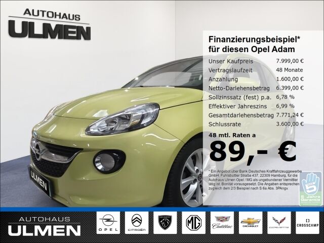 Opel Adam Jam 1.2 Klimaanlage Tempomat Radio CD USB B
