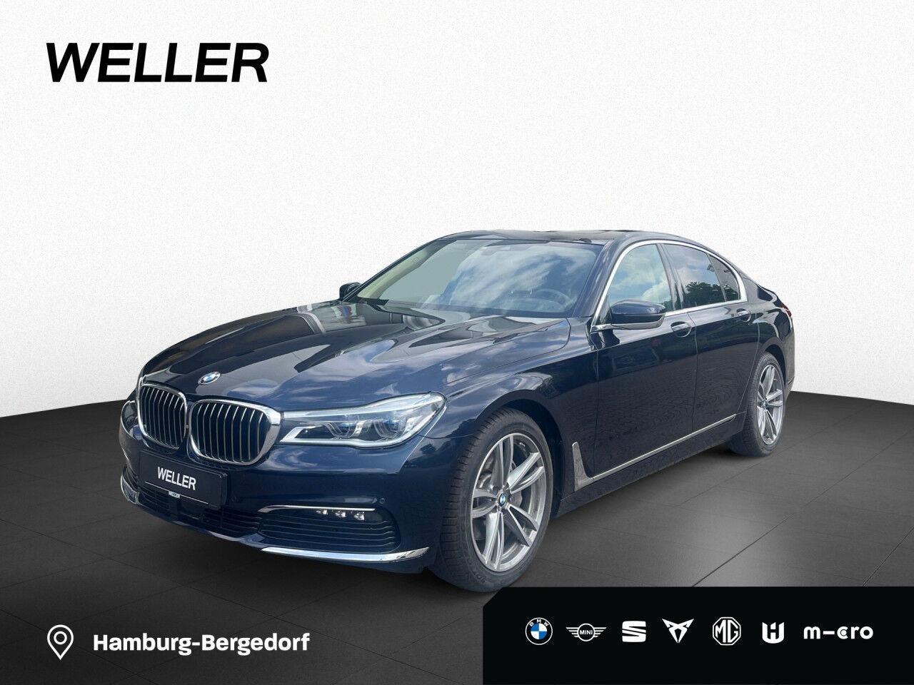 BMW 730d NaviPro Laser HUD GlasD H/K StHz 4xSHZ 360°