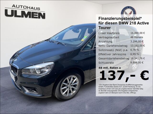 BMW 218 Active Tourer Automatik Park-Assistent