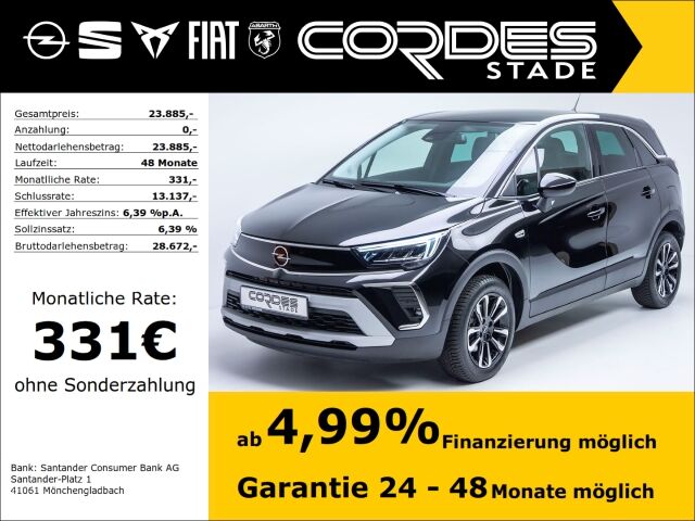 Opel Crossland Elegance 1.2 Turbo Automatik AHK PDC (