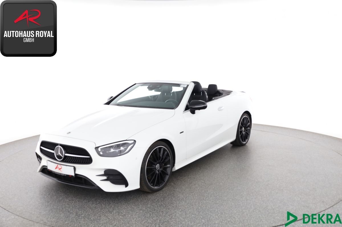MERCEDES-BENZ E 220 d Cabrio 3x AMG NIGHT BURMESTER,360GRAD,SH