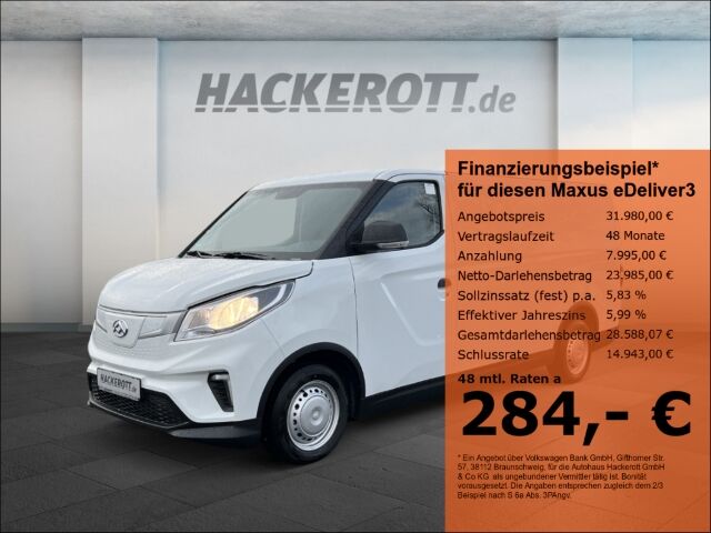 Maxus eDeliver3 50 kWH L2 Kasten lang Bluetooth Klimaa