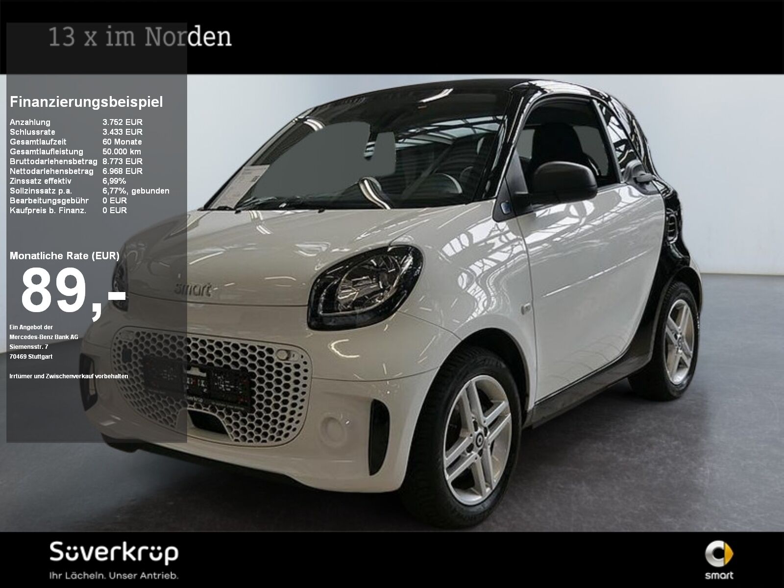 Smart EQ fortwo 22KW SHZ