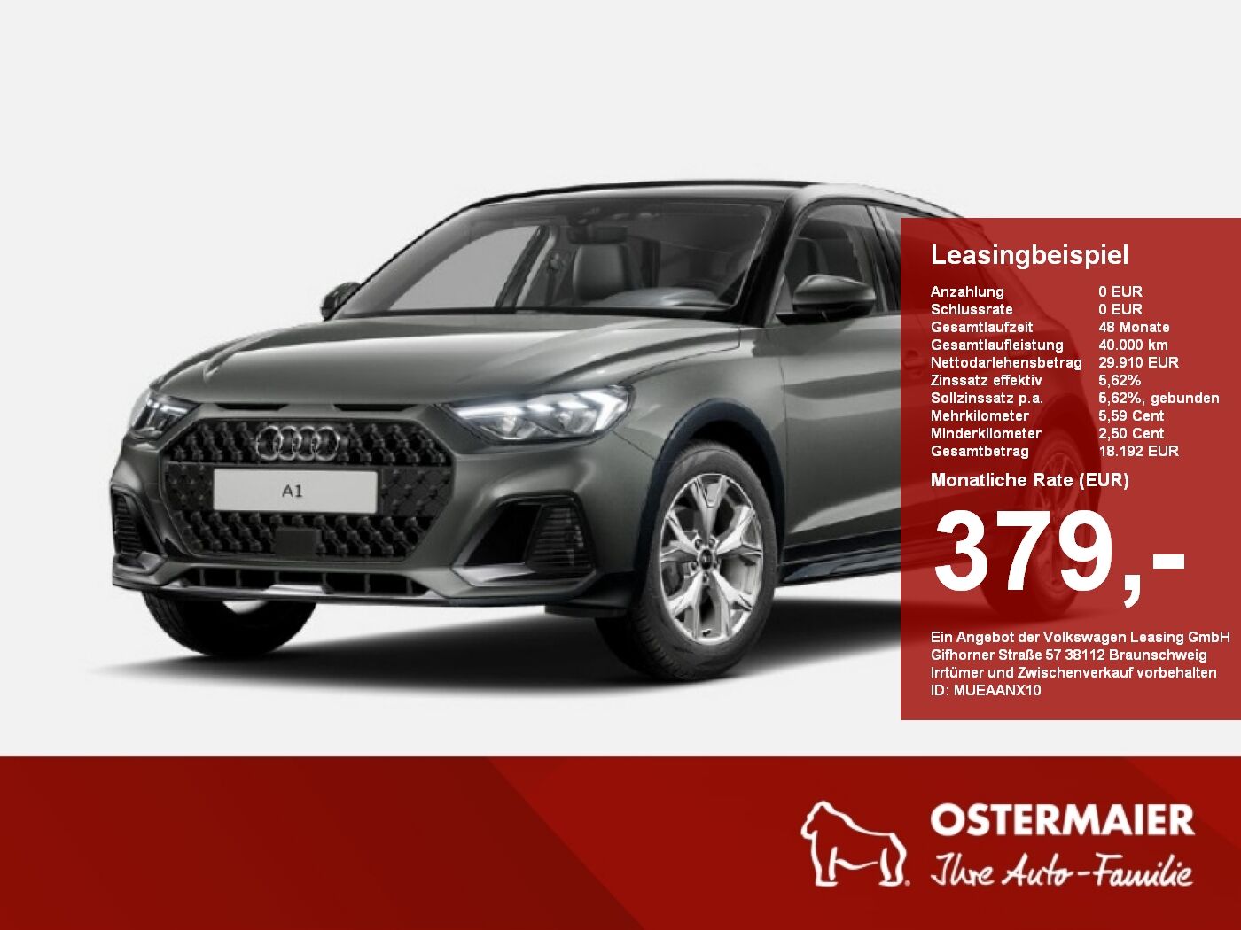 Audi A1 allstreet 30TFSI S tronic 116PS 5J-Garantie,P