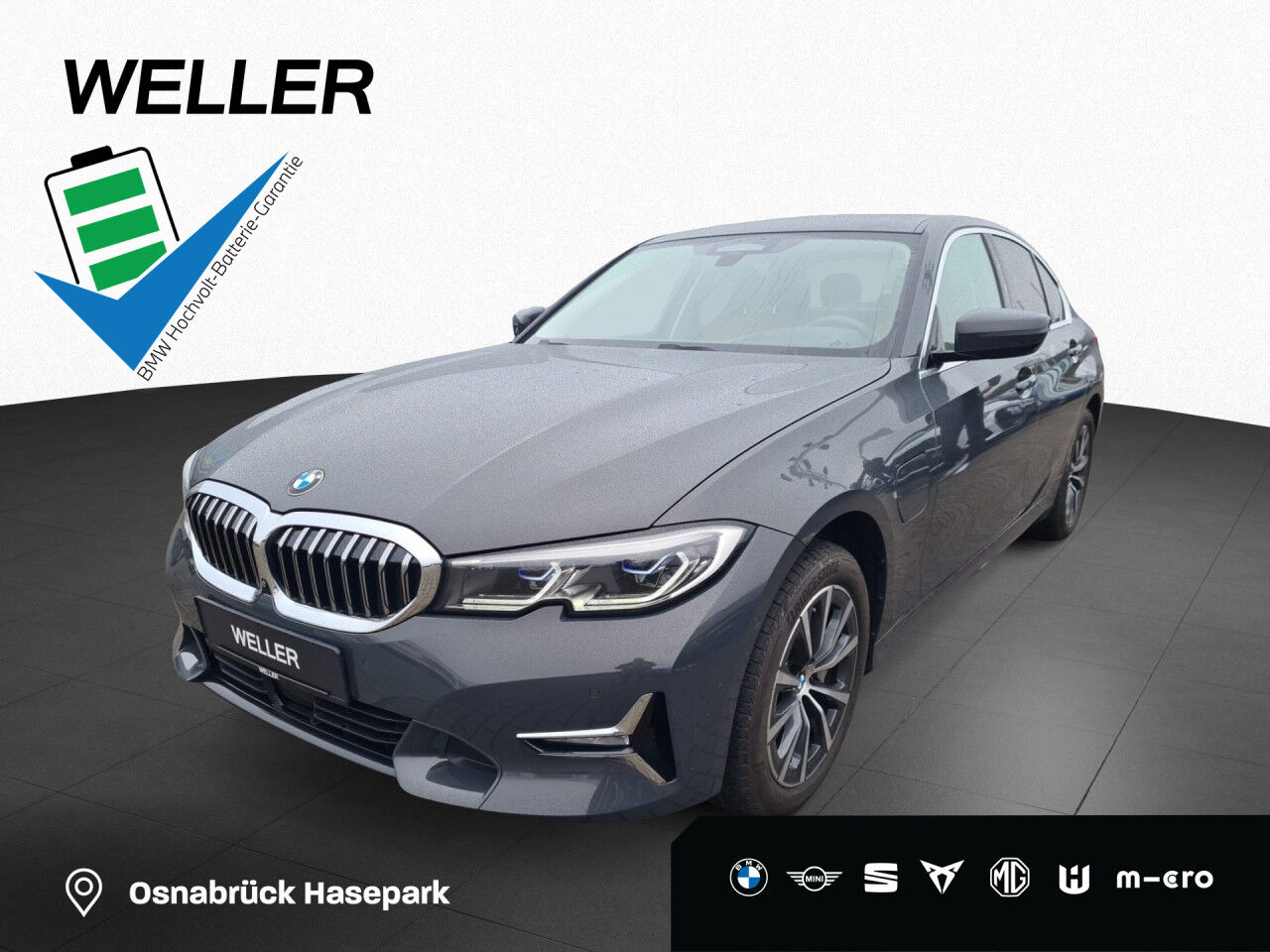 BMW 330e 360° AHK HUD Memory LHZ DWA Bluetooth Navi
