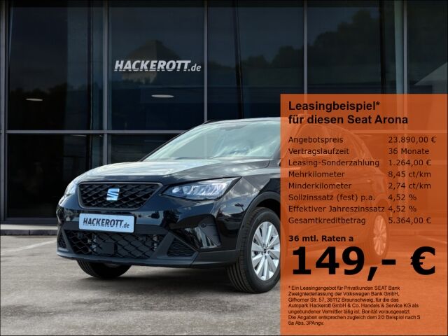 Seat Arona Road Edition 1.0 TSI 116 PS 6-Gang PDC vo.