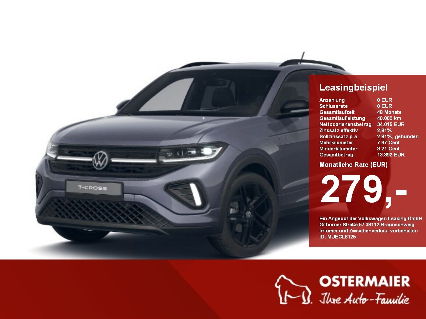 VW T-Cross R-Line 1.5TSI 150PS DSG AHK,ACC,IQ.LIGHT