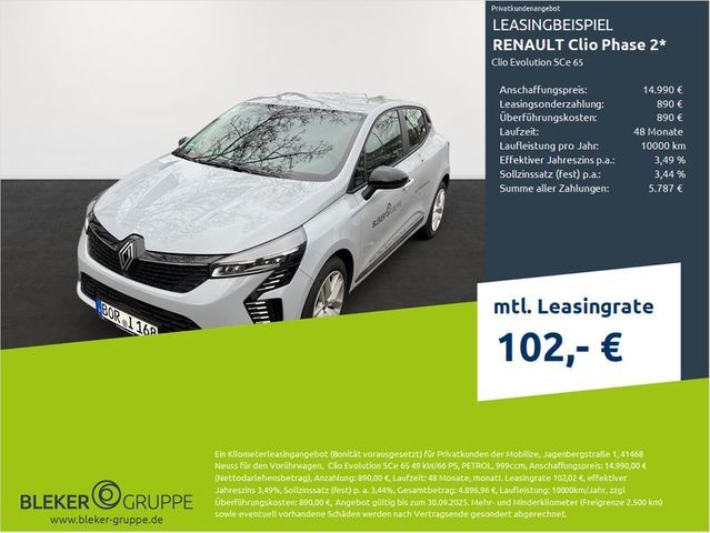 Renault CLIO Phase 2 Clio Evolution SCe 65