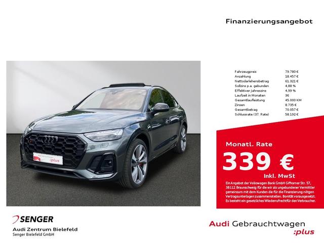 Audi SQ5 Sportback 3.0 TDI quattro Matrix Pano AHK