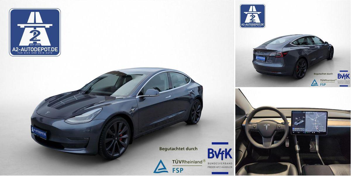 Tesla Model 3 Performance Dual AWD PANO LEDER 20" 1HAND