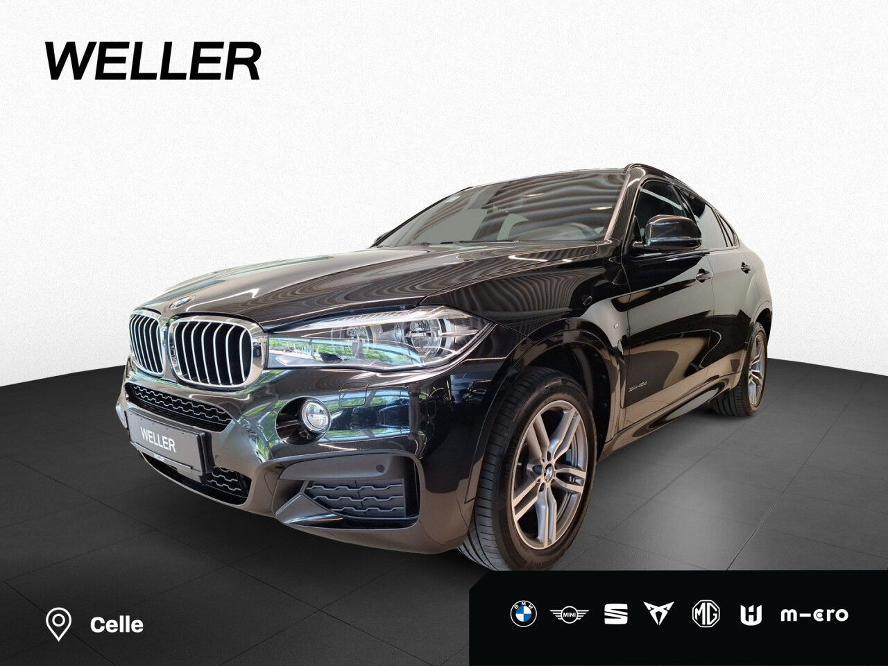 BMW X6 xDrive40d M Sport DA+ ACC AHK RFK HUD Glasd.