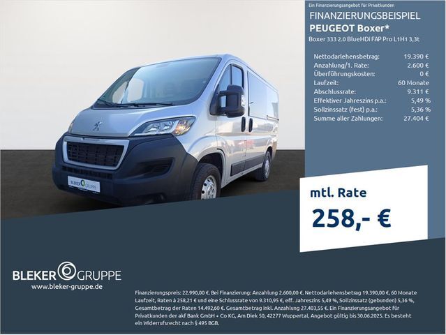 Peugeot Boxer 333 2.0 BlueHDi FAP Pro L1H1 3,3t