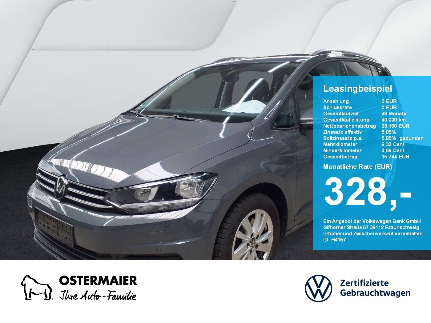 VW Touran CL 1.5TSI 150PS DSG ACC.AHK.7-SITZE.KAMER