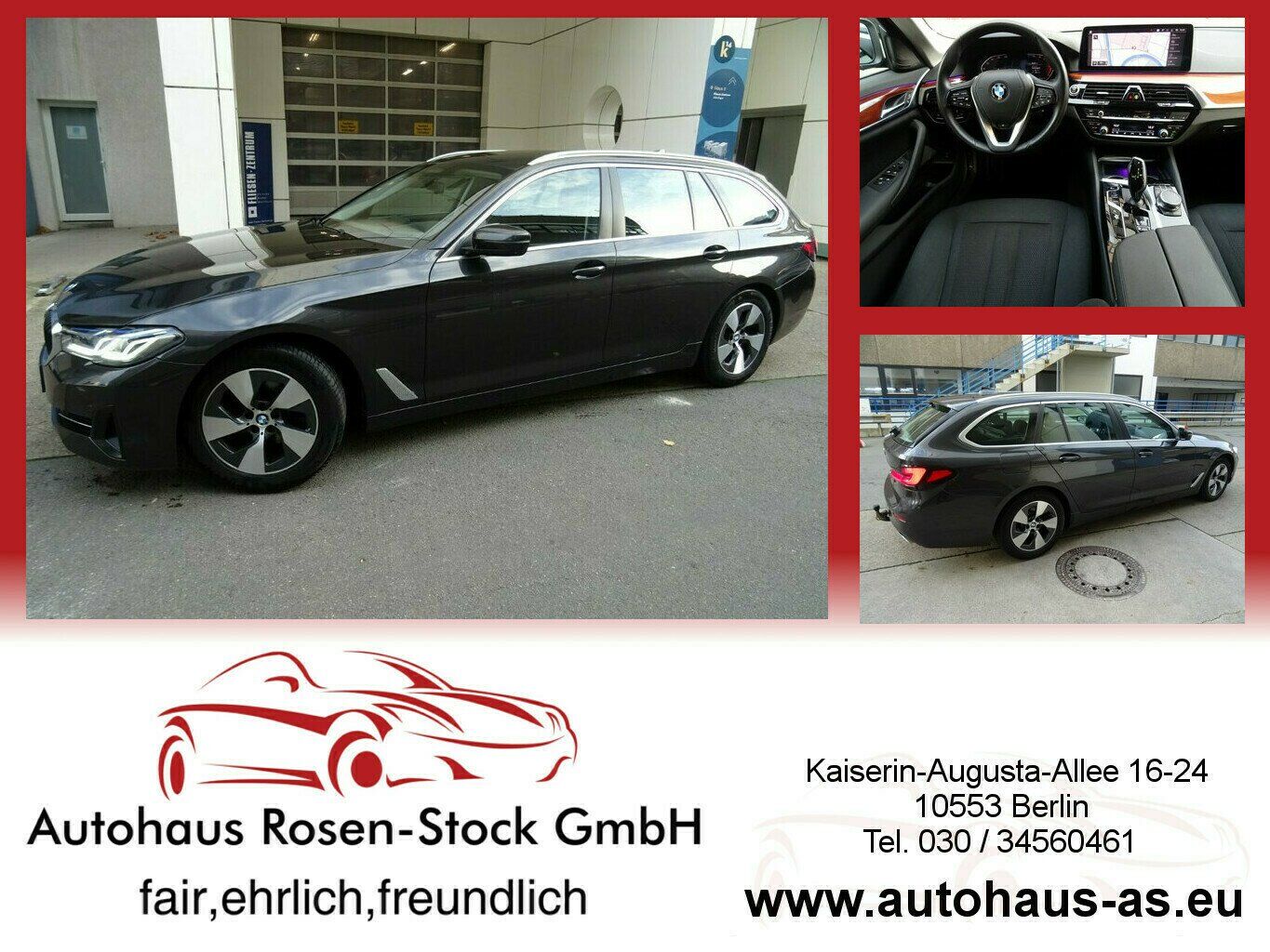 BMW 520d Tour,xDrive,Autom,AHK,ACC,360°,Laser