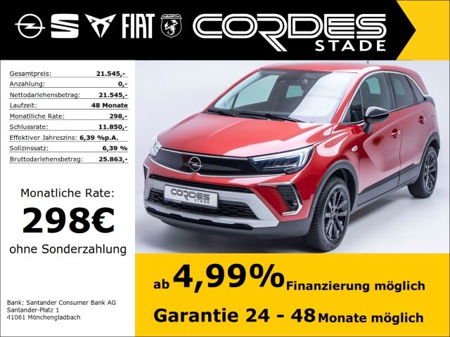 Opel Crossland Elegance Paket 1.2 Turbo Allwetter Kam