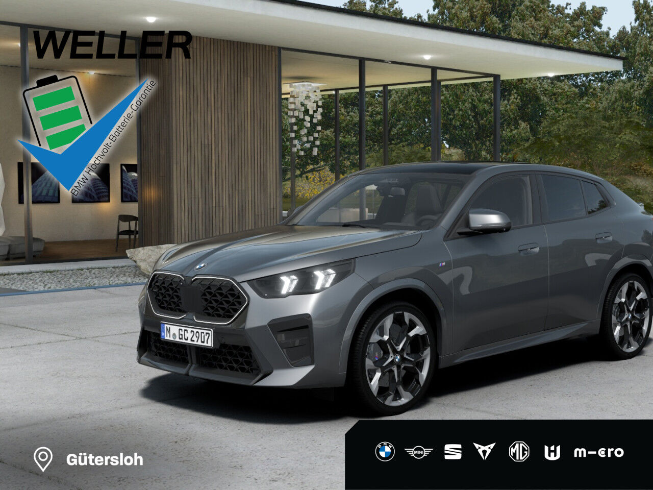 BMW X2 sDrive20i Leasing ab 799,- M Sport AHK HUD H&K